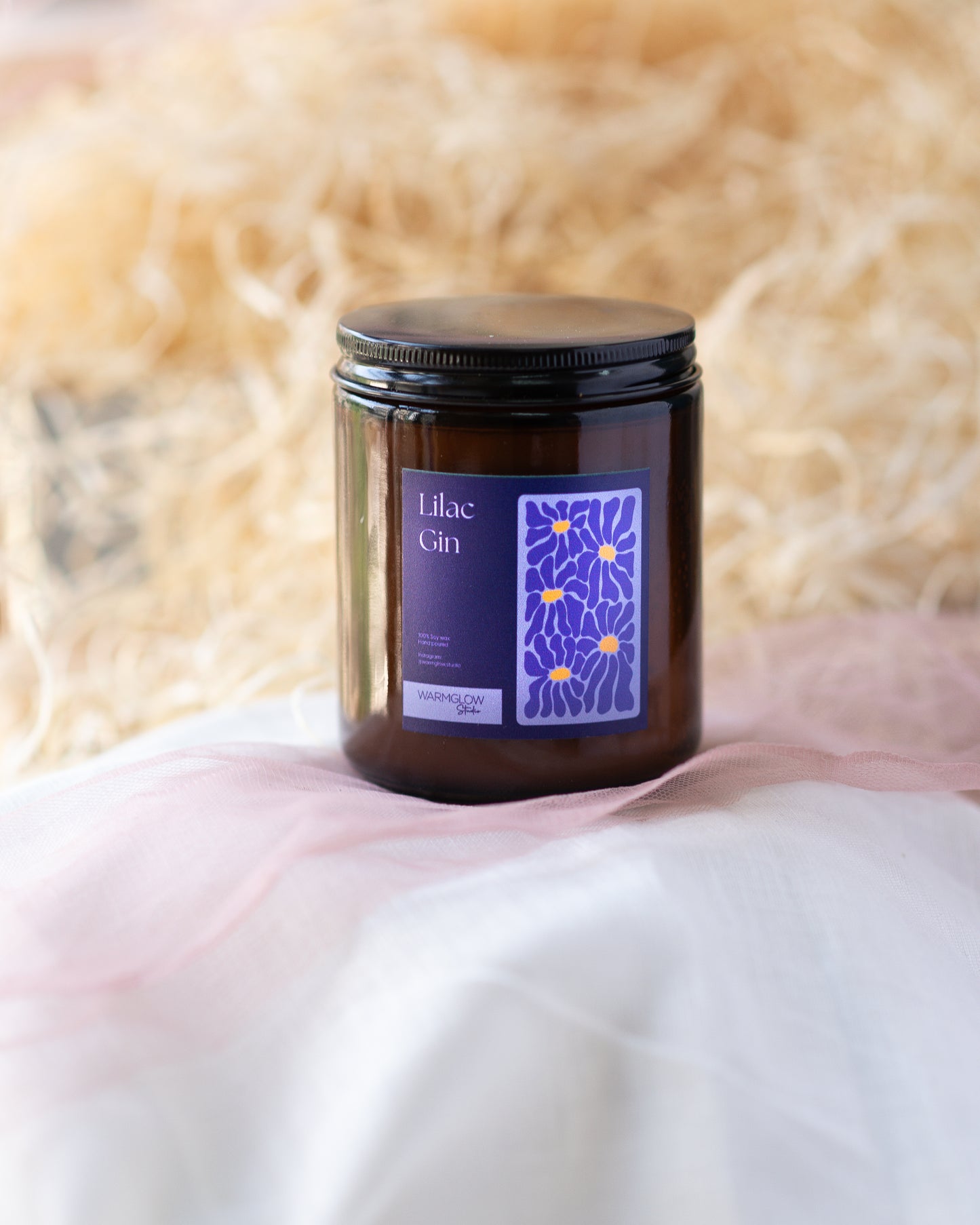 Lilac Gin  Signature Amber jar